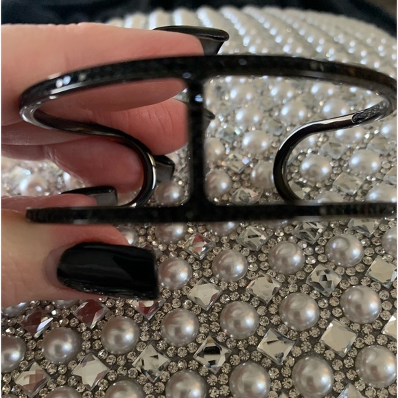 Michael Kors Heritage Maritime Black Pave Open Cuff Bracelet - Picture 7 of 11